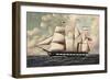 The Barkentine John S. Mckim, 1902-Antonio Jacobsen-Framed Giclee Print