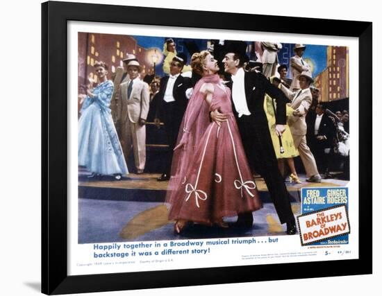 The Barkleys of Broadway, L-R, Ginger Rogers, Fred Astaire, 1949-null-Framed Art Print