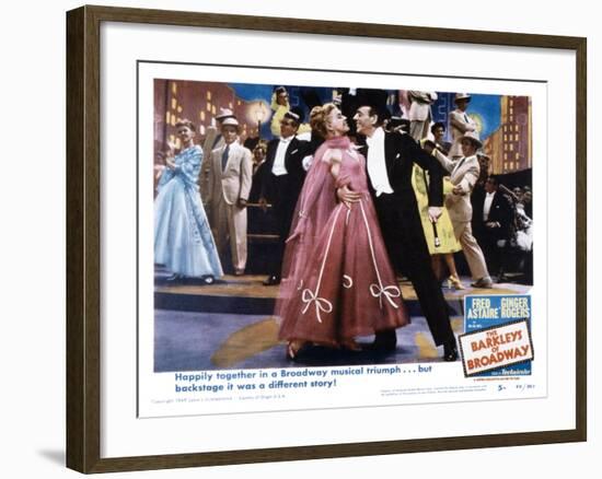 The Barkleys of Broadway, L-R, Ginger Rogers, Fred Astaire, 1949-null-Framed Art Print