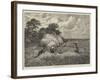 The Barley Harvest-John Linnell-Framed Giclee Print