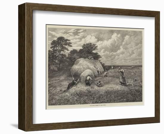 The Barley Harvest-John Linnell-Framed Giclee Print