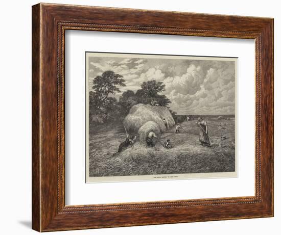 The Barley Harvest-John Linnell-Framed Giclee Print