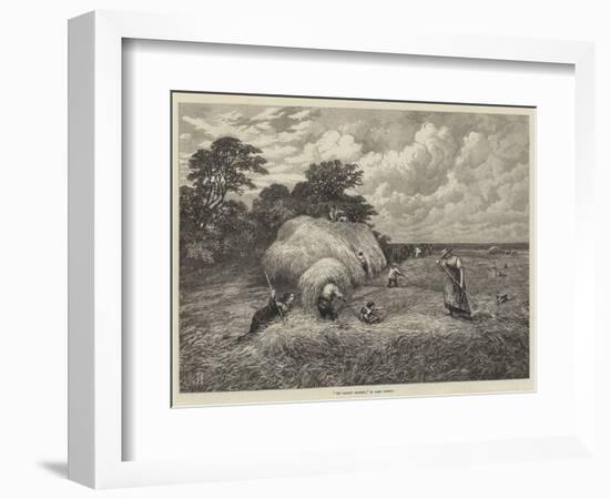 The Barley Harvest-John Linnell-Framed Giclee Print