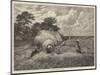 The Barley Harvest-John Linnell-Mounted Giclee Print