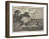 The Barley Harvest-John Linnell-Framed Giclee Print