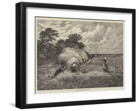 The Barley Harvest-John Linnell-Framed Giclee Print