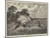 The Barley Harvest-John Linnell-Mounted Giclee Print