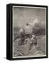 The Barleyfield-George Elgar Hicks-Framed Stretched Canvas