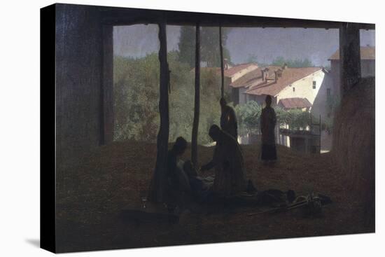 The Barn, 1893-Giuseppe Pelizza da volpedo-Stretched Canvas