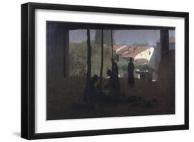 The Barn, 1893-Giuseppe Pelizza da volpedo-Framed Giclee Print