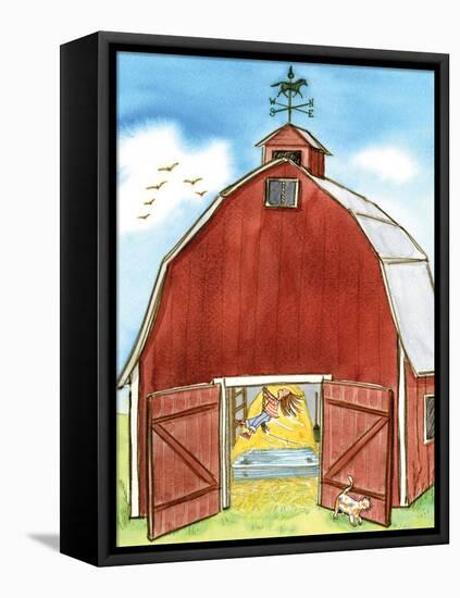 The Barn - Jack & Jill-Phyllis Harris-Framed Stretched Canvas