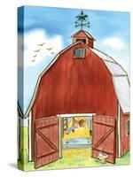 The Barn - Jack & Jill-Phyllis Harris-Stretched Canvas