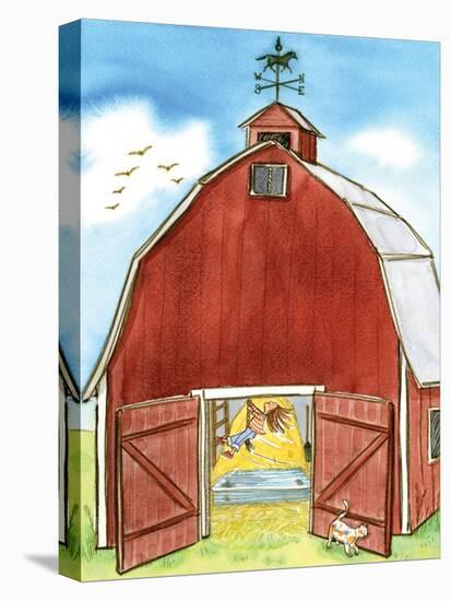 The Barn - Jack & Jill-Phyllis Harris-Stretched Canvas