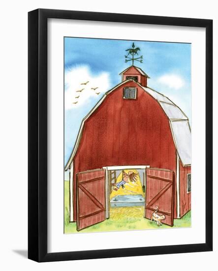 The Barn - Jack & Jill-Phyllis Harris-Framed Giclee Print