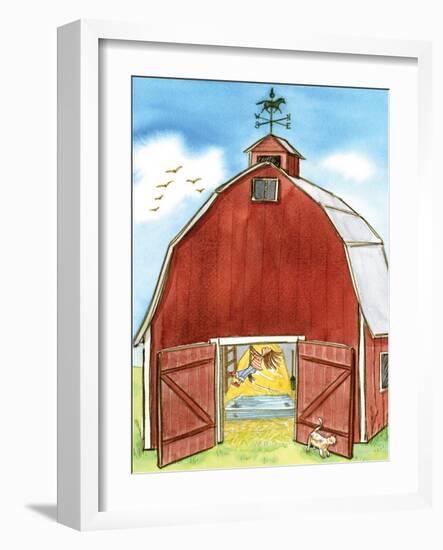 The Barn - Jack & Jill-Phyllis Harris-Framed Giclee Print