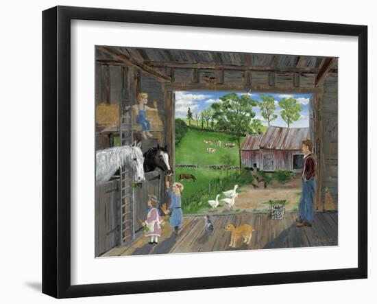 The Barn-Bob Fair-Framed Giclee Print