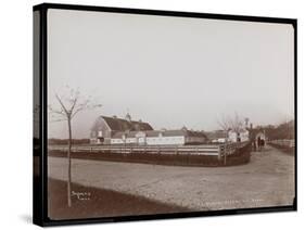 The Barns at F.G. Bourne's Estate at Oakdale, Long Island, New York, 1900-Byron Company-Stretched Canvas