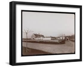 The Barns at F.G. Bourne's Estate at Oakdale, Long Island, New York, 1900-Byron Company-Framed Giclee Print