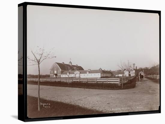 The Barns at F.G. Bourne's Estate at Oakdale, Long Island, New York, 1900-Byron Company-Stretched Canvas