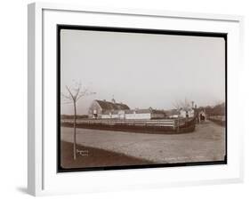 The Barns at F.G. Bourne's Estate at Oakdale, Long Island, New York, 1900-Byron Company-Framed Giclee Print