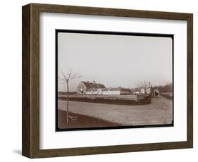 The Barns at F.G. Bourne's Estate at Oakdale, Long Island, New York, 1900-Byron Company-Framed Giclee Print