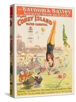 The Barnum and Bailey Greatest Show on Earth - the Great Coney Island Water Carnival, 1898-null-Stretched Canvas
