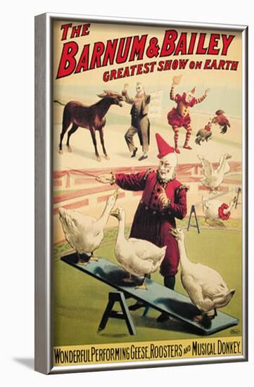 The Barnum And Bailey- Greatest Show On Earth-null-Framed Poster