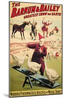 The Barnum And Bailey- Greatest Show On Earth-null-Mounted Poster