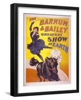 The Barnum & Bailey Greatest Show on Earth, Usa, 1895-Edward Henry Potthast-Framed Giclee Print