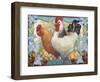 The Barnyard Brood-David Galchutt-Framed Giclee Print