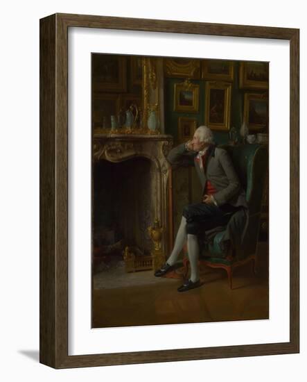 The Baron De Besenval in His Salon De Compagnie, 1791-Henri-Pierre Danloux-Framed Giclee Print