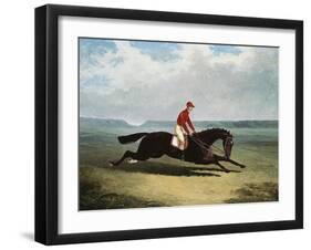 The Baron with Bumpy Up, at Newmarket-Henry Thomas Alken-Framed Giclee Print