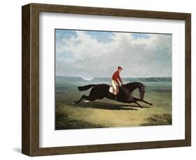 The Baron with Bumpy Up, at Newmarket-Henry Thomas Alken-Framed Giclee Print