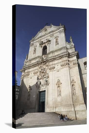 The Baroque Style Basilica of St. Martin (Basilica San Martino) in Martina Franca, Apulia, Italy-Stuart Forster-Stretched Canvas