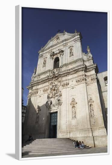 The Baroque Style Basilica of St. Martin (Basilica San Martino) in Martina Franca, Apulia, Italy-Stuart Forster-Framed Photographic Print