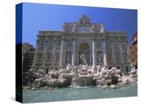 The Baroque Style Trevi Fountain, Rome, Lazio, Italy, Europe-Gavin Hellier-Stretched Canvas