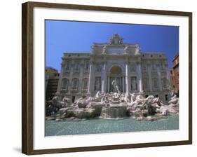 The Baroque Style Trevi Fountain, Rome, Lazio, Italy, Europe-Gavin Hellier-Framed Photographic Print