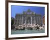 The Baroque Style Trevi Fountain, Rome, Lazio, Italy, Europe-Gavin Hellier-Framed Photographic Print