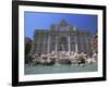 The Baroque Style Trevi Fountain, Rome, Lazio, Italy, Europe-Gavin Hellier-Framed Photographic Print