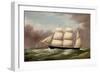 The Barque Alfred Hawley Off the Skerries on Her Way into Liverpool, 1860-G. Dell-Framed Giclee Print