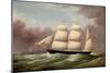 The Barque Alfred Hawley Off the Skerries on Her Way into Liverpool, 1860-G. Dell-Mounted Giclee Print