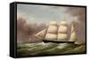 The Barque Alfred Hawley Off the Skerries on Her Way into Liverpool, 1860-G. Dell-Framed Stretched Canvas