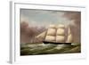 The Barque Alfred Hawley Off the Skerries on Her Way into Liverpool, 1860-G. Dell-Framed Giclee Print