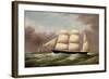 The Barque Alfred Hawley Off the Skerries on Her Way into Liverpool, 1860-G. Dell-Framed Giclee Print