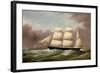 The Barque Alfred Hawley Off the Skerries on Her Way into Liverpool, 1860-G. Dell-Framed Giclee Print