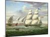The Barque 'Andromeda' in Two Positions, 1831-Samuel Walters-Mounted Giclee Print