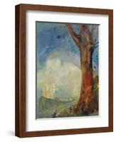 The Barque, c.1900-Odilon Redon-Framed Giclee Print