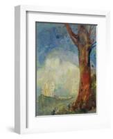 The Barque, c.1900-Odilon Redon-Framed Giclee Print