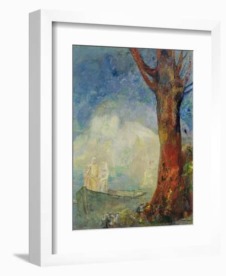 The Barque, c.1900-Odilon Redon-Framed Giclee Print