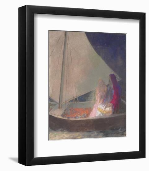 The Barque, c.1902-Odilon Redon-Framed Art Print